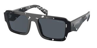 Prada PR A05S 15O70B Mens Sunglasses Tortoiseshell Size 53