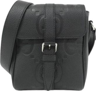 Gucci Pre-owned Shoulder Bag - Dames - Vintage Schoudertas - Zwart - ONE Size - Leer - Vintage