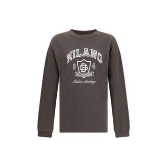 Dolce & Gabbana Brown Cotton Mens Sweatshirt