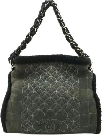 Chanel Borsa a spalla Pre-owned Coco Mark in pelle - - Pre-owned - Donna - Grigio - ONE SIZE