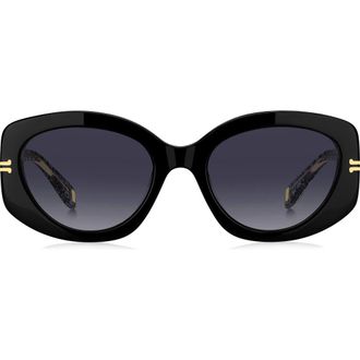 Marc Jacobs 56mm Gradient Rectangular Sunglasses in 0Tay-9O at Nordstrom Rack