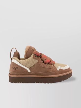 UGG leather low-top sneakers