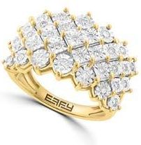 Effy Diamond Ring in Gold at Nordstrom Rack, Size 7