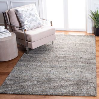 Safavieh Himalaya Hand Made Area Rug, Grey / Olive Solid / Tonal Style Non-Shedding