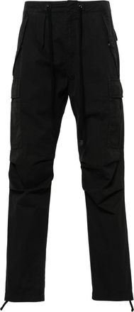 Tom Ford cargo-pockets twill trousers - men - Cotton - 32 - Black