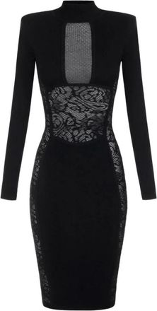 Elisabetta Franchi Mujer, Vestidos, Negro, Talla: S
