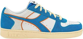 Diadora Sneakers, male, Blue, 11 UK, Magic Basket Low Suede Trainers