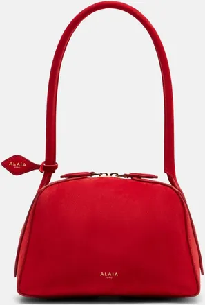 Alaia Ala&iuml;a Le Bouledogue Small suede shoulder bag