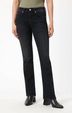 Mavi Molly Bootcut Jeans In Smoke Brushed Feather Blue