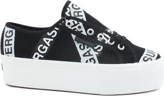 Superga Platform Sneaker - Dames - Sneakers - Zwart - 40 EU - Schoenen