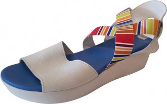Arche Womens Socana Wedge Sandal In White
