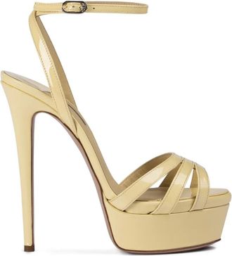 Le Silla Sandali Lola con plateau - Giallo