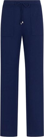 Malo drawstring trousers - men - Cashmere - 52 - Blue