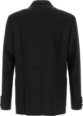 Valentino Garavani Mens Formalwe Blazer Black Virgin Wool Blazers