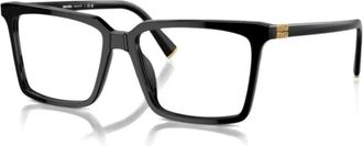 Miu Miu Eyewear 08XV rectangle- frame glasses - Nero