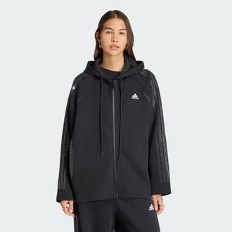 adidas Womens adidas Teamgeist Rhinestone Track Top