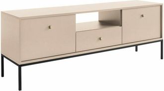 Mirjan24 Mobilier1 - Mueble Tv Romveri 101, Beige, N&uacute;mero De Puertas: 0, N&uacute;mero De Cajones: 0, 154x56x39cm