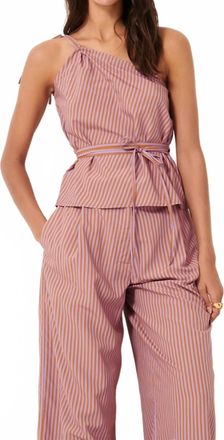 Sessun Sudista Asymmetrical Top In Pink