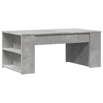 vidaXL Vidaxl - Mesa De Centro Madera De Ingenier&iacute;a Gris Hormig&oacute;n 102x55x42 Cm
