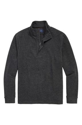 Vineyard Vines Calmwater Quarter Zip Pullover in Nocturne at Nordstrom, Size Medium