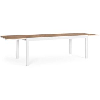 BIZZOTTO Bizzotto - Tavolo da Giardino Rettangolare Allungabile Elias 200-300X95CM Bianco SJ60 - 662970