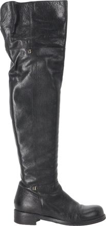 Jimmy Choo London Deron Knee-High Boots in Black Leather
