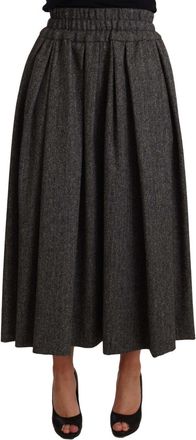 Dolce & Gabbana Dolce Gabbana Midi Rok A-lijn Grijs
