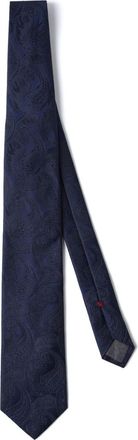 Brunello Cucinelli jacquard silk tie - men - Silk - One Size - Blue