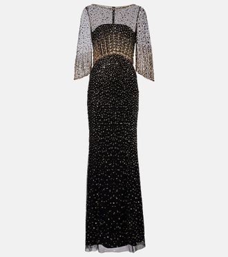Jenny Packham Kiya embellished gown