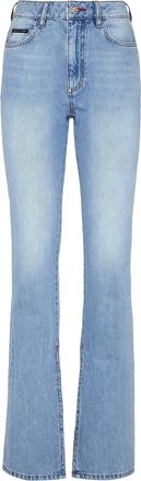 Philipp Plein Denim Trousers Flare Fit Iconic Plein
