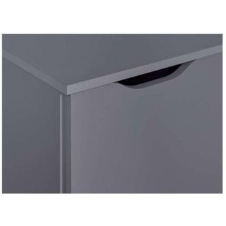 Inter Link SAS Cassettiera Silenzia 2T4S Buffet Grigio 122 x 40 x 92 cm