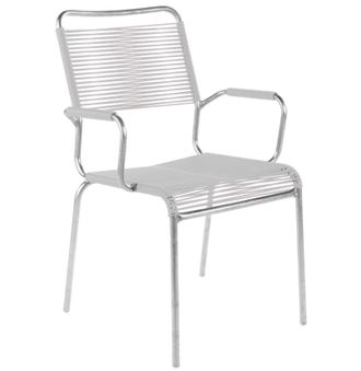 Schubiger M&ouml;bel Spaghetti-Stuhl Rigi mit Armlehnen