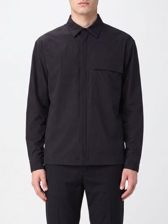 Herno Giacca a camicia in tessuto tecnico con tasche a toppa