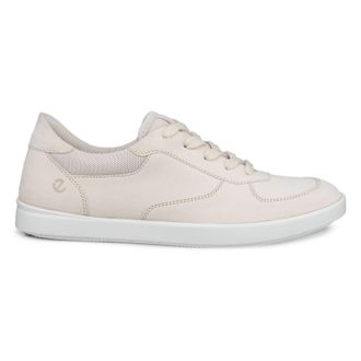 Ecco Ecco Leisure Nubuck Leather Womens Fashion Trainers - Limestone - Size:UK 5-5.5
