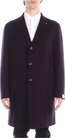 Tagliatore Single-Breasted Coats - Heren - Mantel - Blauw - 2XL - Jassen