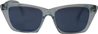 Acne Studios Acne Studios Ingridh Cat Eye Zonnebril in Lichtblauw Acetaat