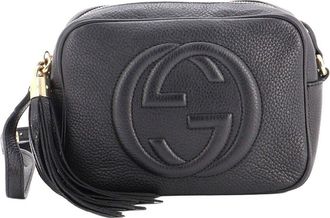 Gucci Black Leather Soho Disco Crossbody Small (Authentic Pre-Loved)