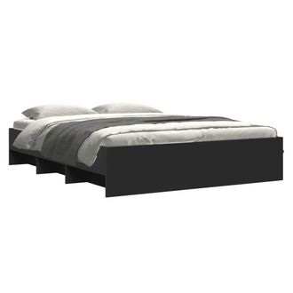 vidaXL Giroletto Nero 150x200 Cm In Legno Multistrato - Vidaxl