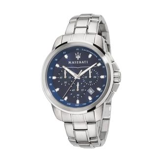 Maserati Herenhorloge Successo 44 mm Armband Roestvrij Staal R8873621002 - Heren - Accessoires - Grijs - Maat: ONE Size