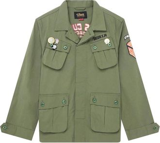Deus Power Overshirt - Heren - Zomerjassen - Groen - XL - Katoen - Jassen