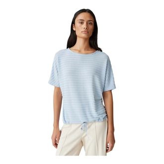 OPUS T-shirt met korte mouwen - Dames - Tops - Blauw - Maat: L