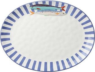Certified International Something Fishy Oval Platter