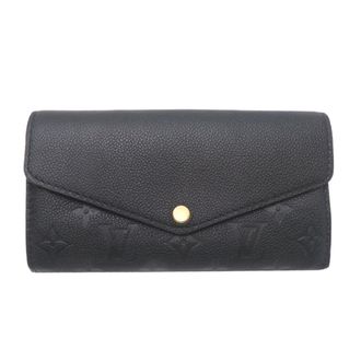 Louis Vuitton Black Noir Monogram Empreinte Long Wallet (Bi-Fold) (Pre-Owned)