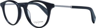 Yohji Yamamoto Klassieke ronde metalen optische monturen - Heren - Brillen - Zwart - ONE Size - Accessoires