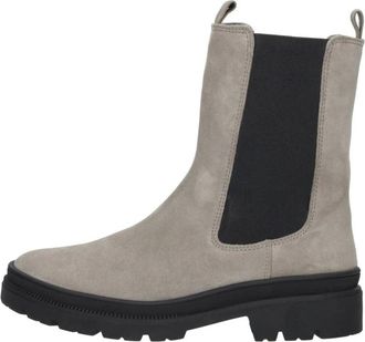 Ara Dover-ST 2.0 Enkellaarsjes - Dames - Chelseaboots - Beige - 37 1/2 EU - Leer - Schoenen