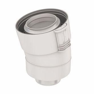 Ubbink Coude 30&deg;condensation Fioul/gaz Pptl/pvc - Ubbink : 229202