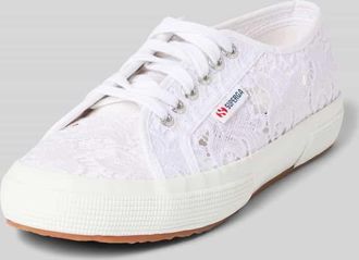Superga Sneaker mit Label-Detail Modell 2750 MACRAME in Weiss, Größe 36