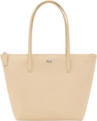 Lacoste Petit Sac Cabas L.12.12 Concept - Dames - Shoppers - Beige - ONE Size - Polyester - Tassen