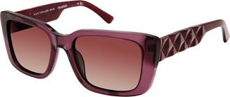 ANN TAYLOR ATP935 Polarized C03 Womens Sunglasses Purple Size 52