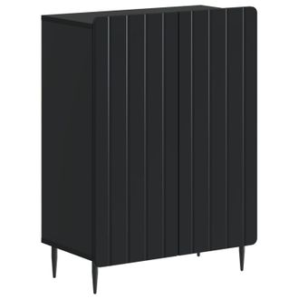 vidaXL Armario De Almacenamiento Para Ba&ntilde;o Zwolle Negro Vidaxl